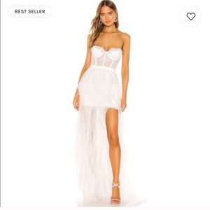For Love and Lemons Bustier Strapless Dress